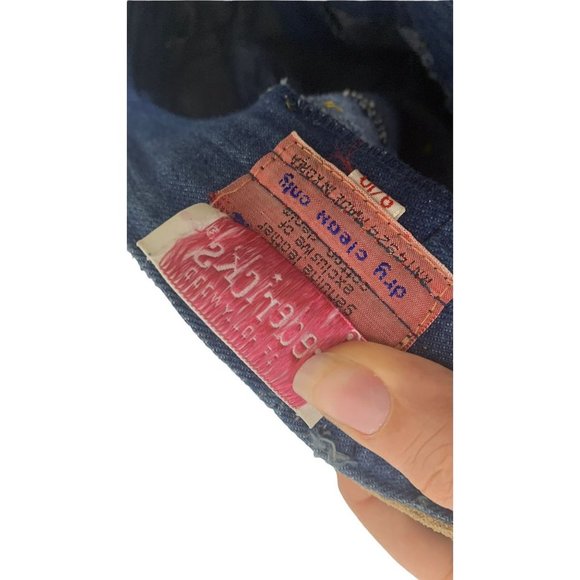 Vintage 70s Fredericks of Hollywood Suede Patchwork Denim Vest Set Medium - Picture 14 of 16